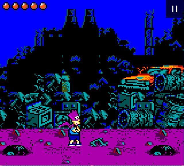 Bartman Meets Radioactive Man - Game Gear game screenshot (1993) by Acclaim